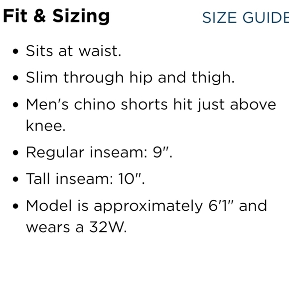 NEW Old Navy Ultimate Slim Chino Shorts Light Khaki Classic Outdoors Casual Golf - Picture 6 of 13